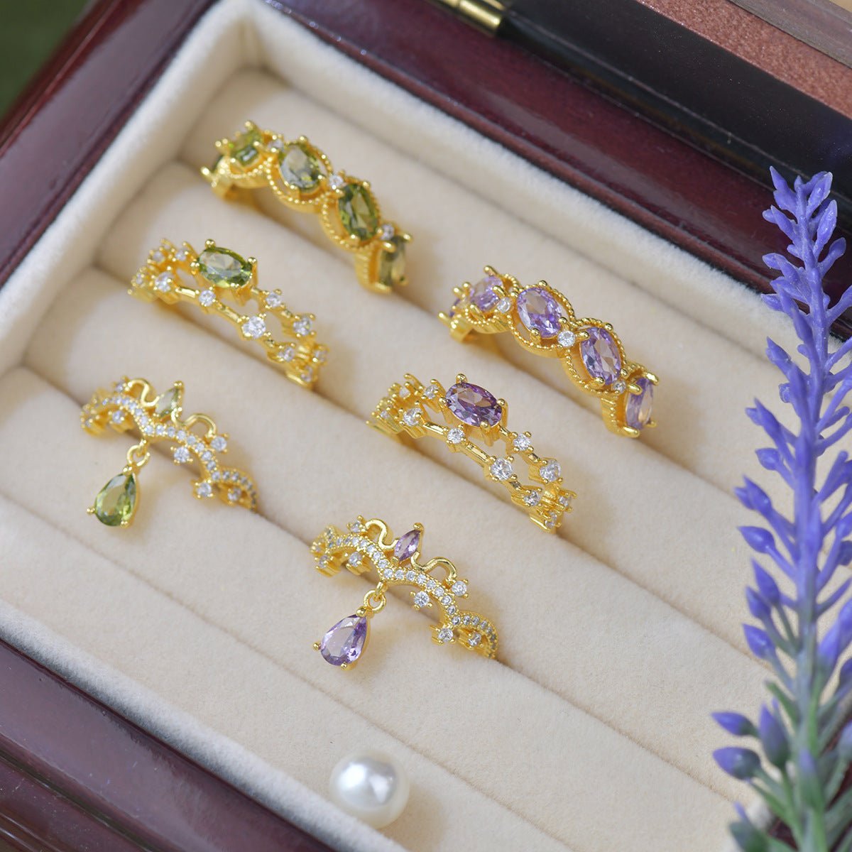 Majesté Amethyst Ring - Gold-Plated - Abbott Atelier
