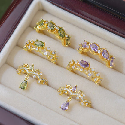 Majesté Amethyst Ring - Gold-Plated - Abbott Atelier