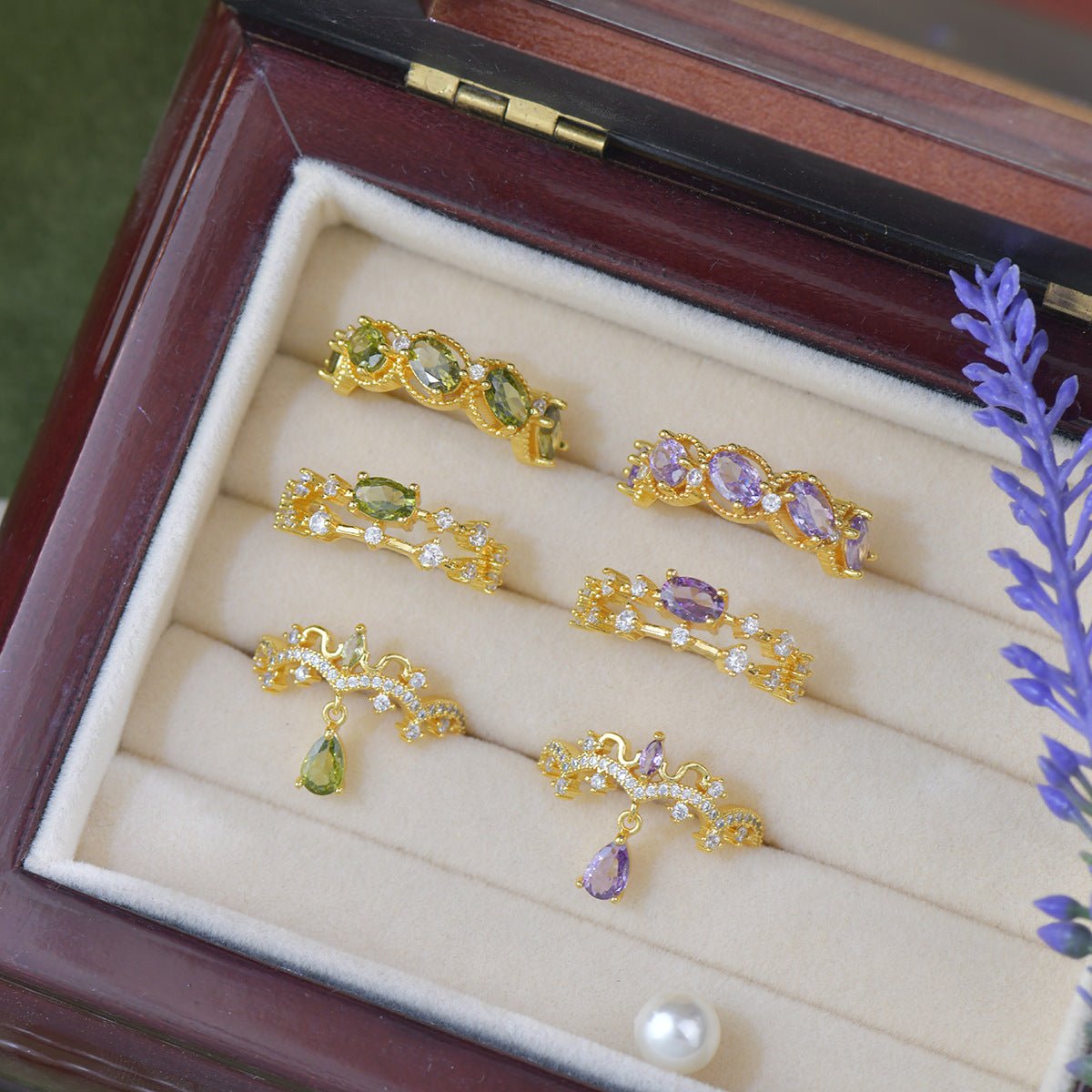 Majesté Amethyst Ring - Gold-Plated - Abbott Atelier