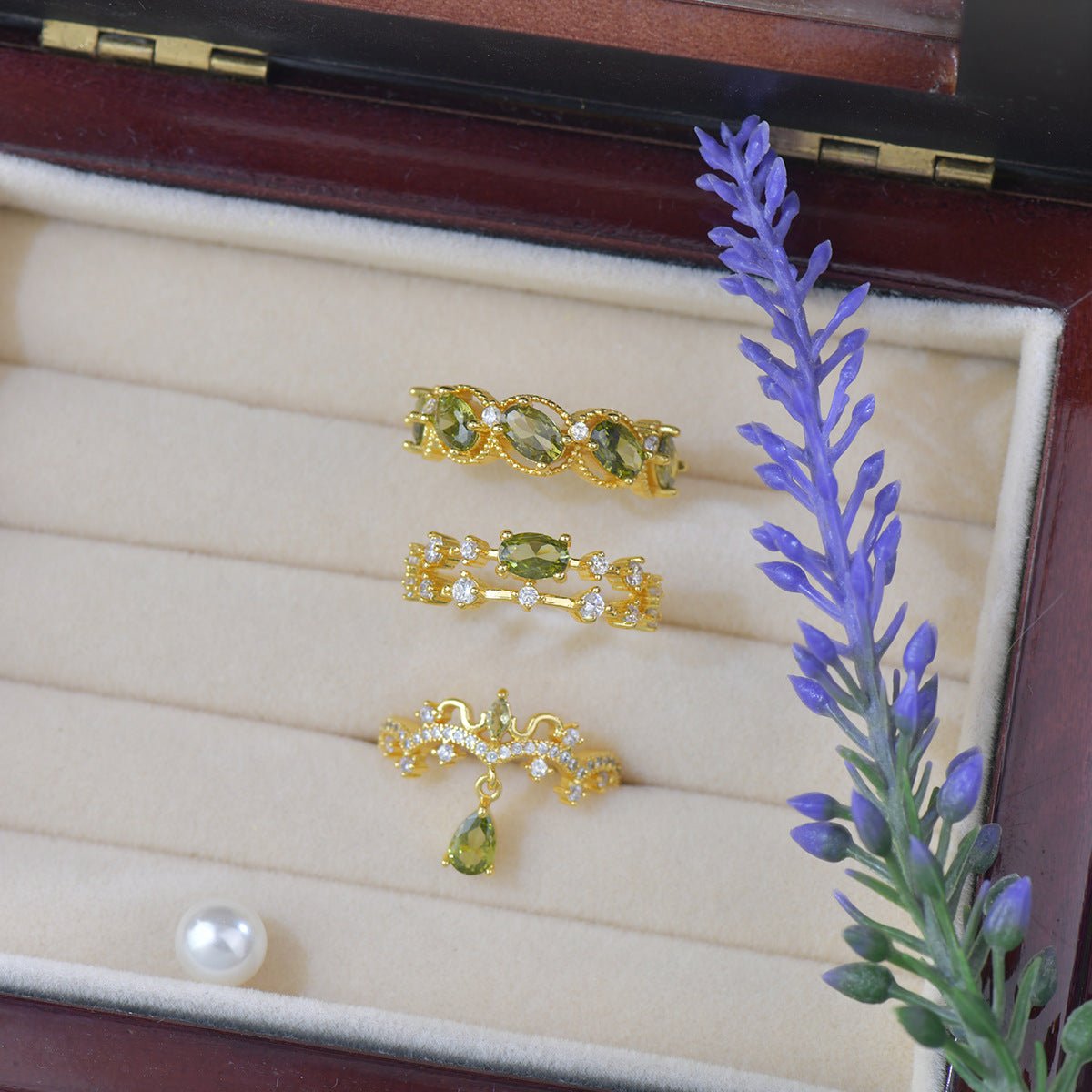 Majesté Peridot Ring - Gold-Plated - Abbott Atelier