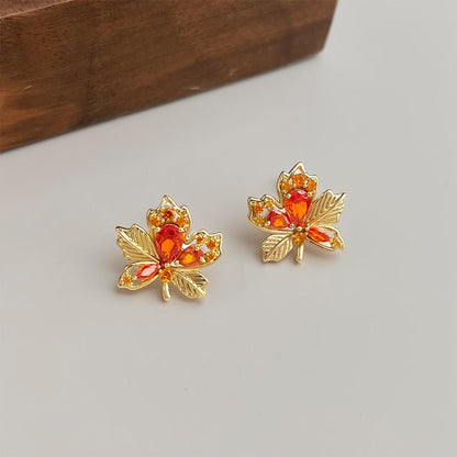 Maple Whisper Earrings - Hypoallergenic - Abbott Atelier