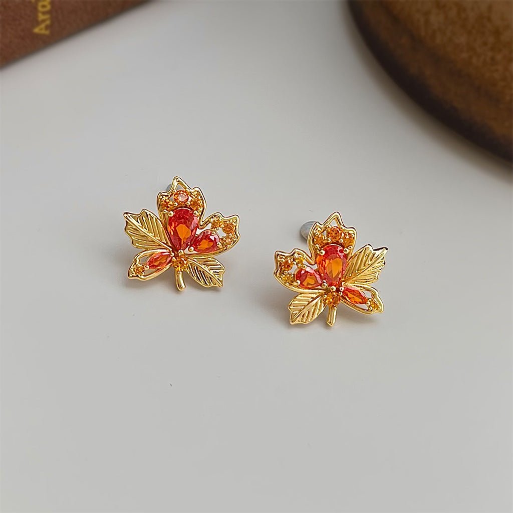 Maple Whisper Earrings - Hypoallergenic - Abbott Atelier