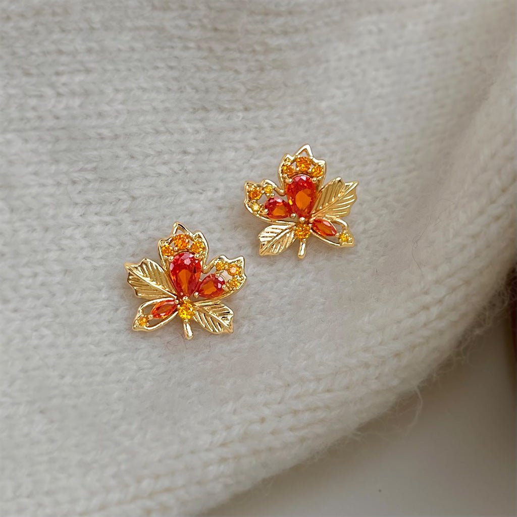 Maple Whisper Earrings - Hypoallergenic - Abbott Atelier