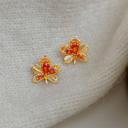 Maple Whisper Earrings - Hypoallergenic - Abbott Atelier