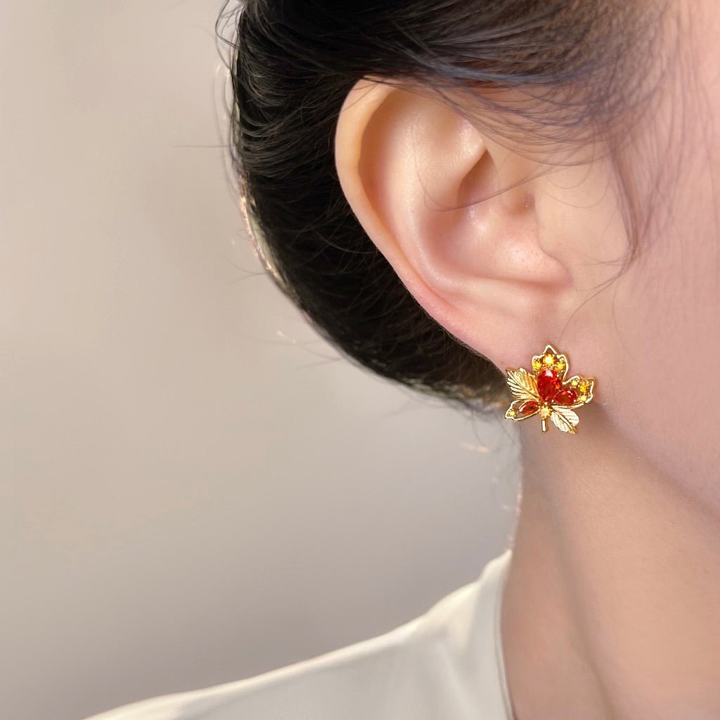 Maple Whisper Earrings - Hypoallergenic - Abbott Atelier