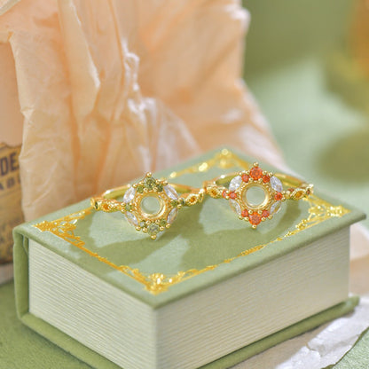Marseille Ring in Olive - Gold - Plated - Abbott Atelier