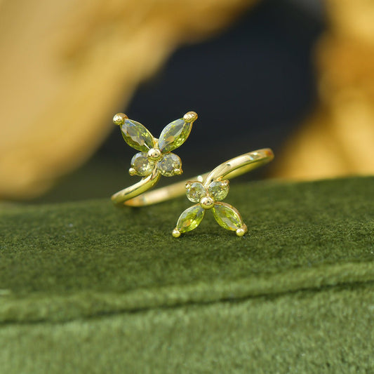 Meadowlight Butterfly Ring - Gold - Plated - Abbott Atelier