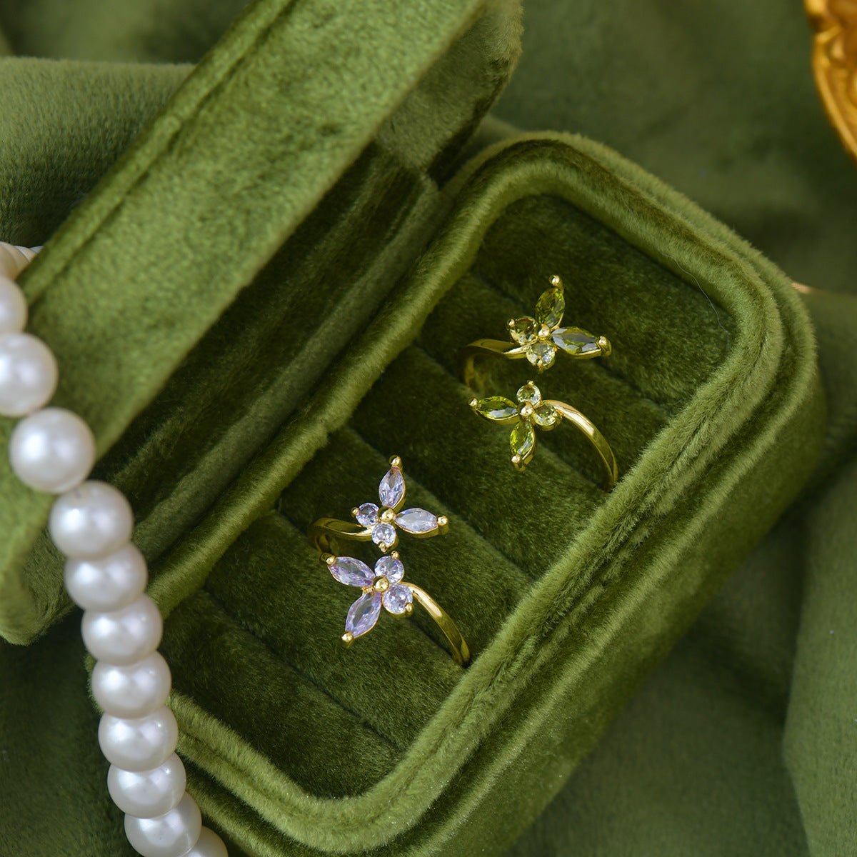 Meadowlight Butterfly Ring - Gold - Plated - Abbott Atelier