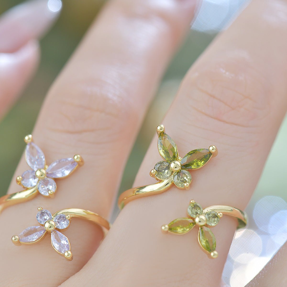 Meadowlight Butterfly Ring - Gold - Plated - Abbott Atelier