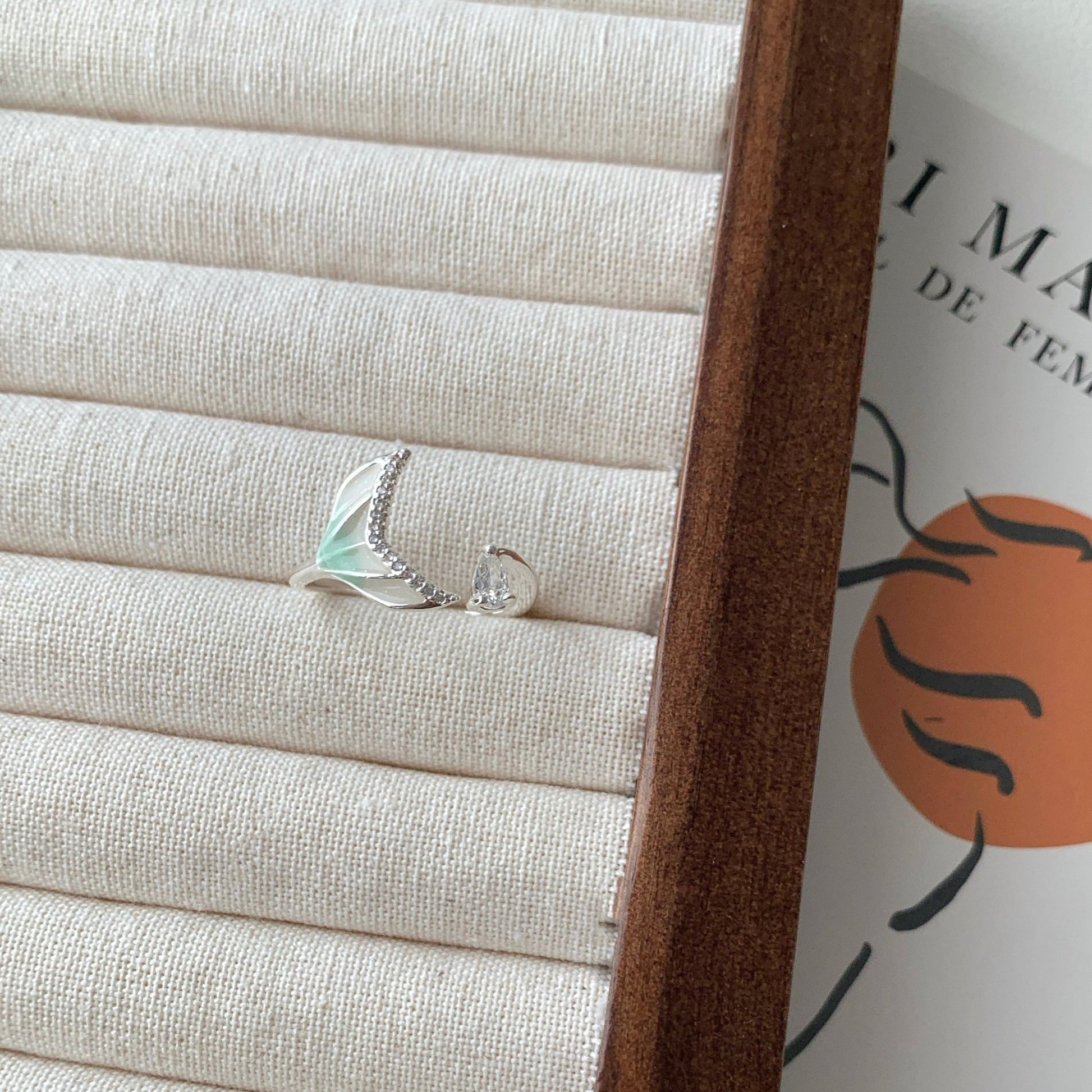 Mermaid Crystal Ring - Gold - Plated - Abbott Atelier