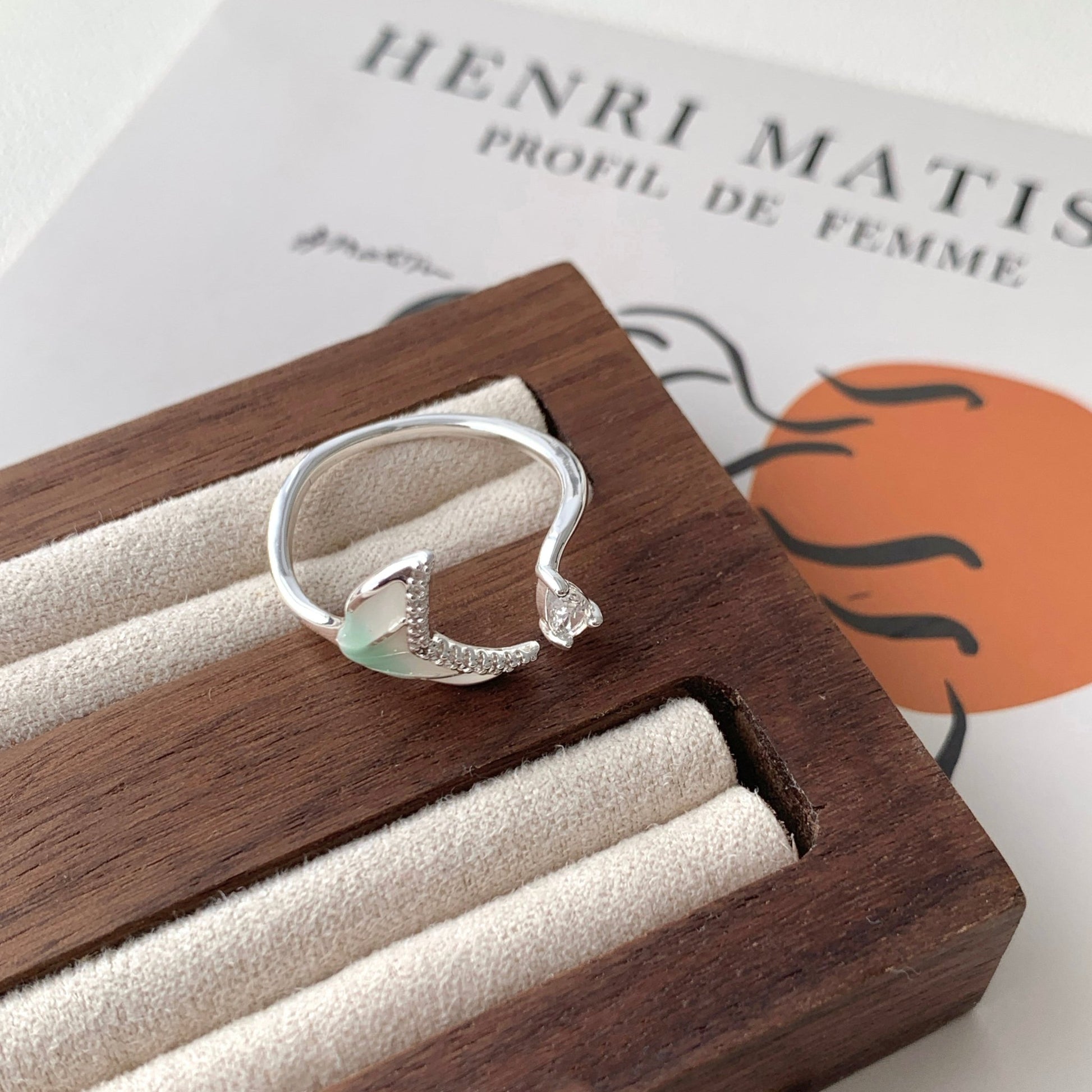 Mermaid Crystal Ring - Gold - Plated - Abbott Atelier