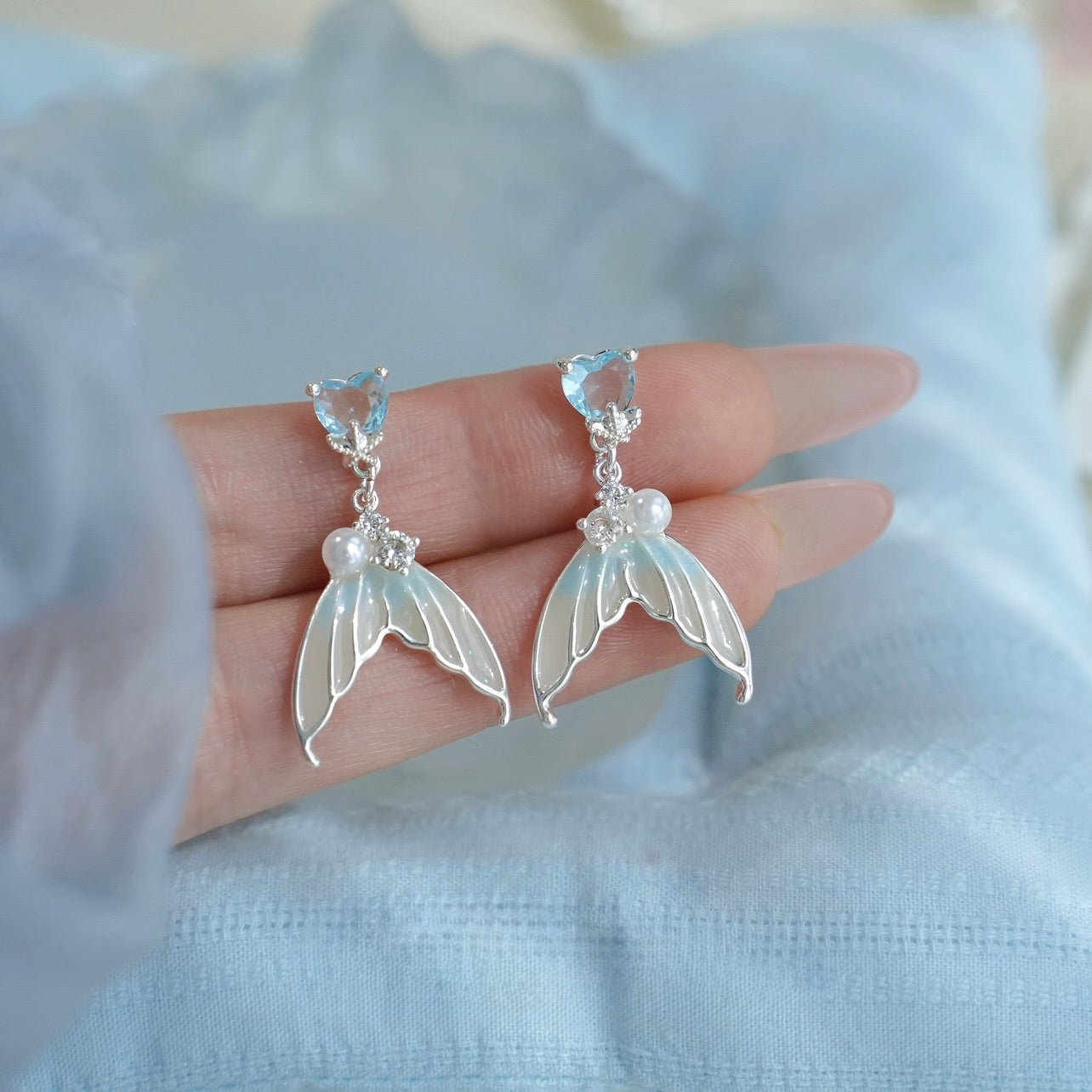 Mermaid Earrings - Andra - Hypoallergenic - Abbott Atelier