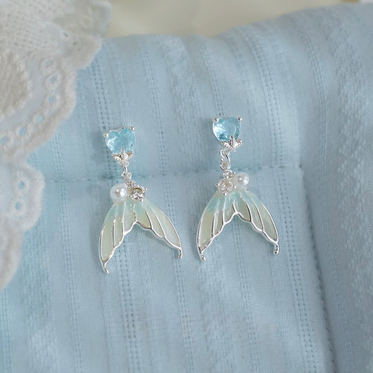 Mermaid Earrings - Andra - Hypoallergenic - Abbott Atelier