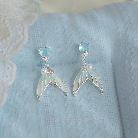 Mermaid Earrings - Andra - Hypoallergenic - Abbott Atelier