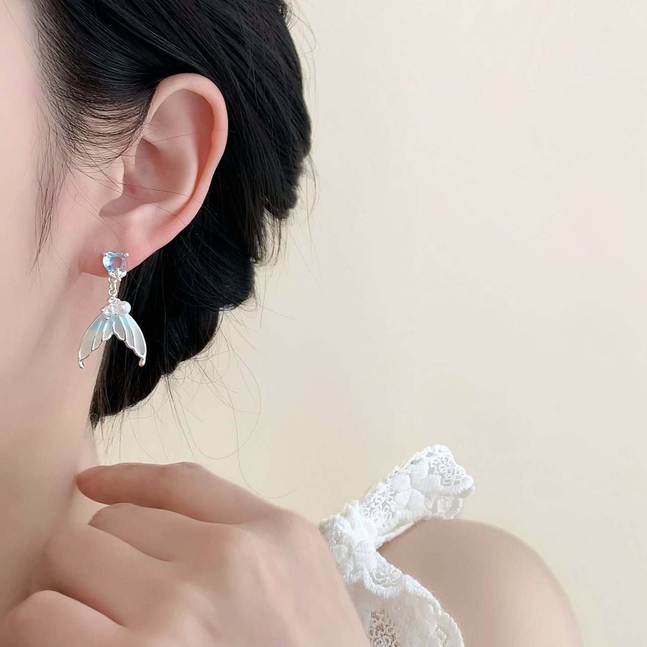 Mermaid Earrings - Andra - Hypoallergenic - Abbott Atelier