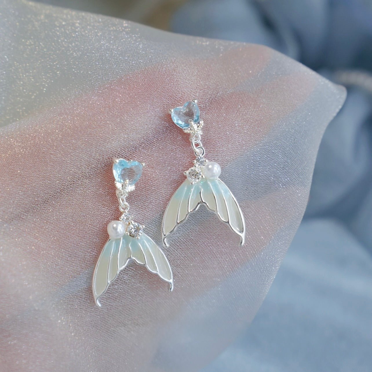 Mermaid Earrings - Andra - Hypoallergenic - Abbott Atelier