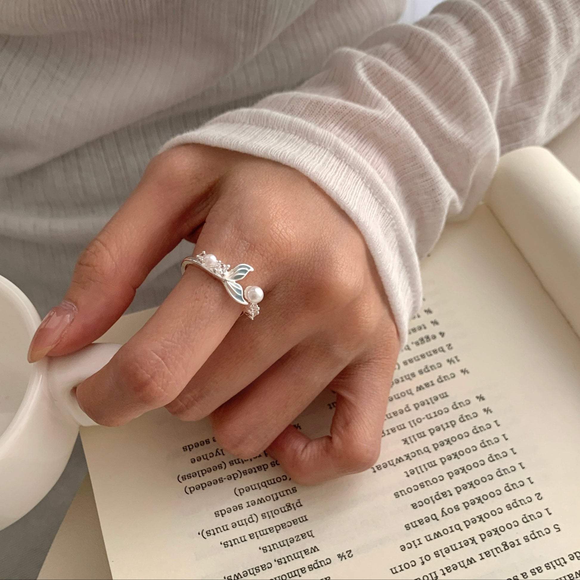 Mermaid Pearl Ring - Gold - Plated - Abbott Atelier
