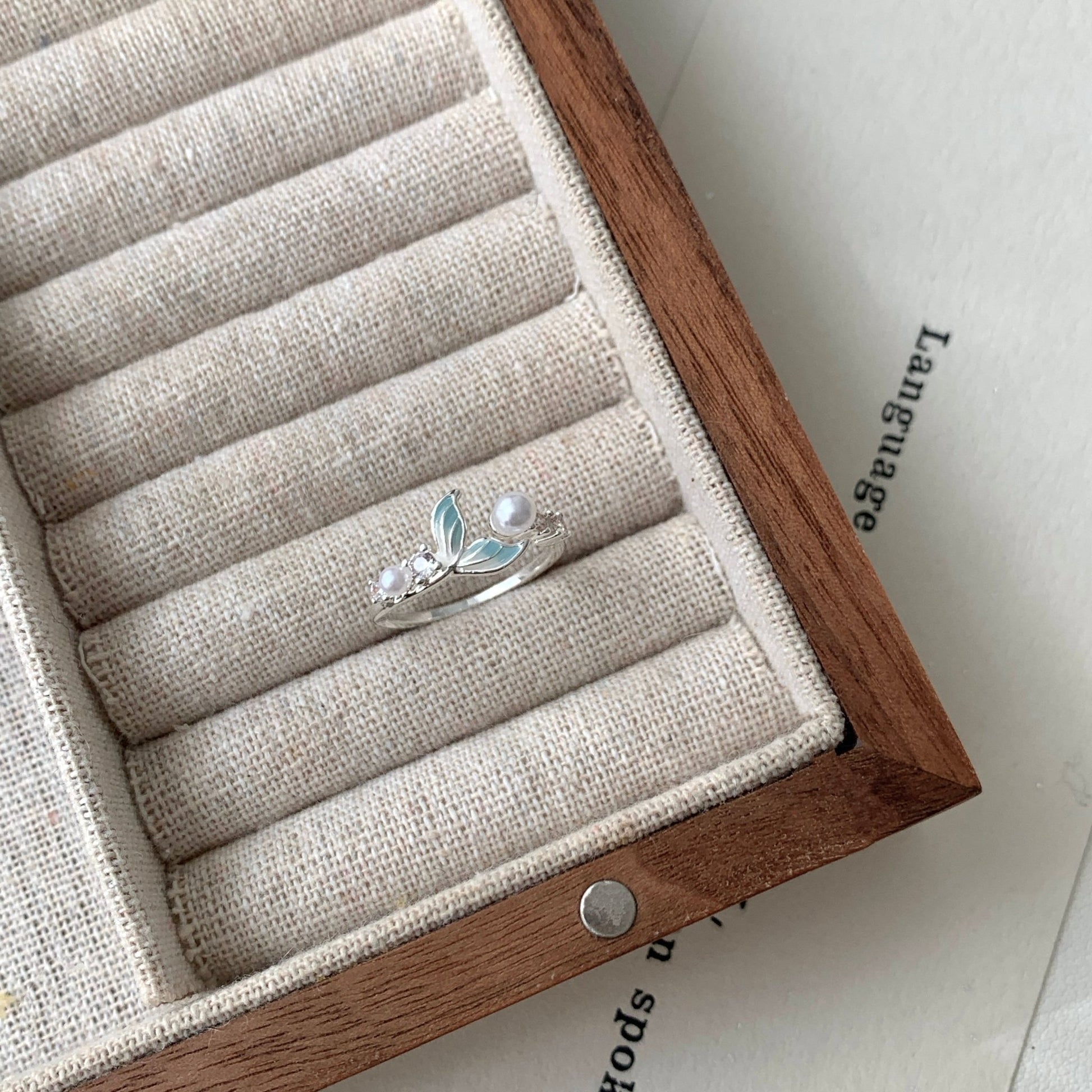 Mermaid Pearl Ring - Gold - Plated - Abbott Atelier