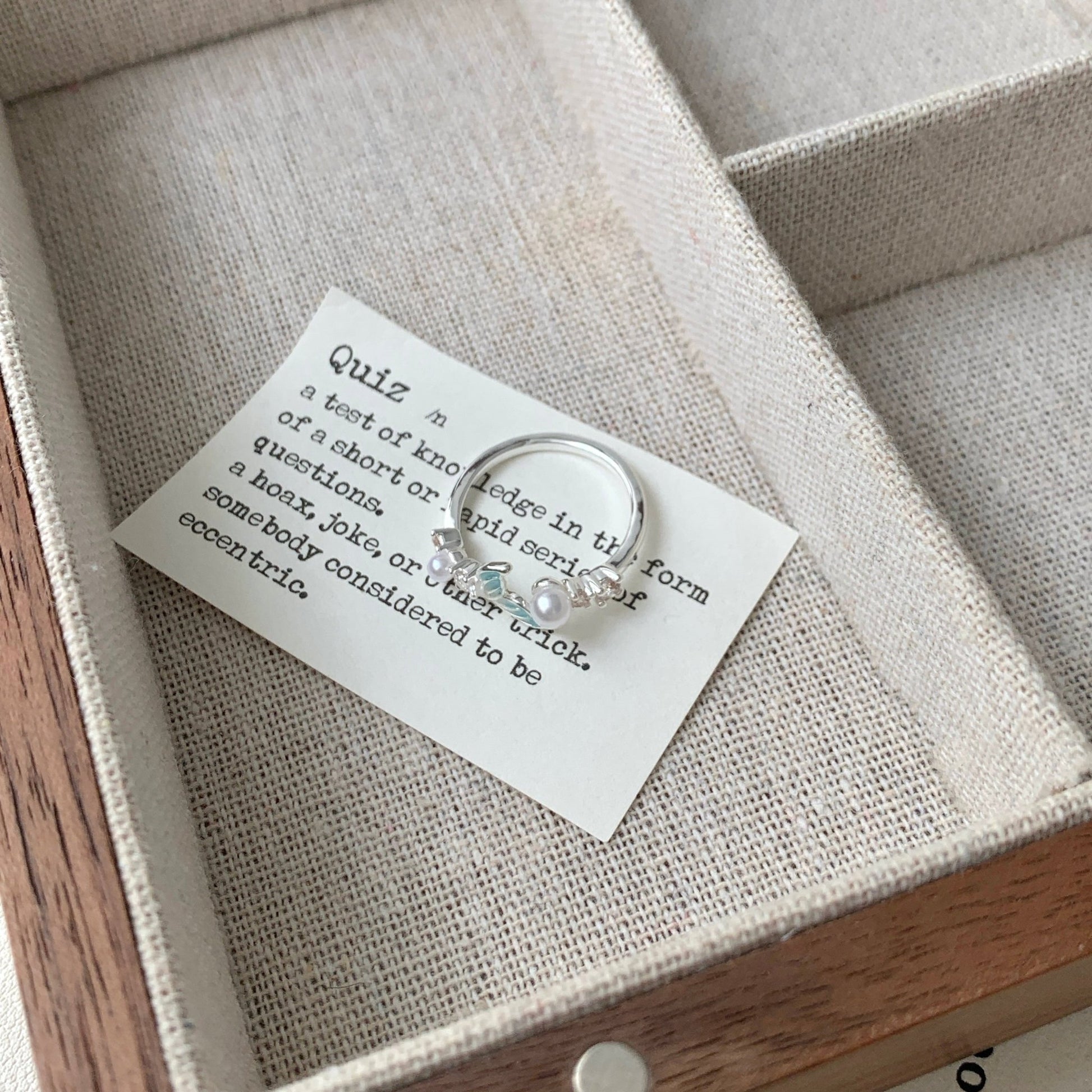 Mermaid Pearl Ring - Gold - Plated - Abbott Atelier