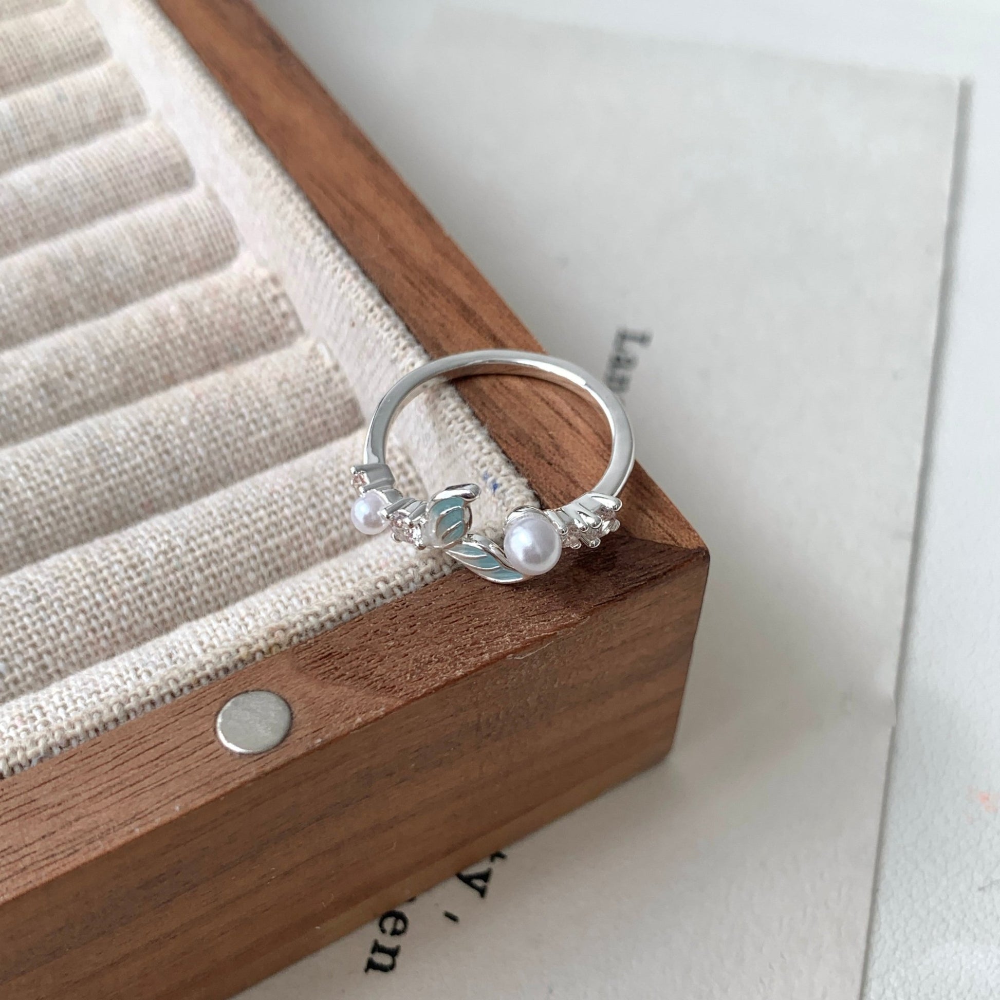 Mermaid Pearl Ring - Gold - Plated - Abbott Atelier