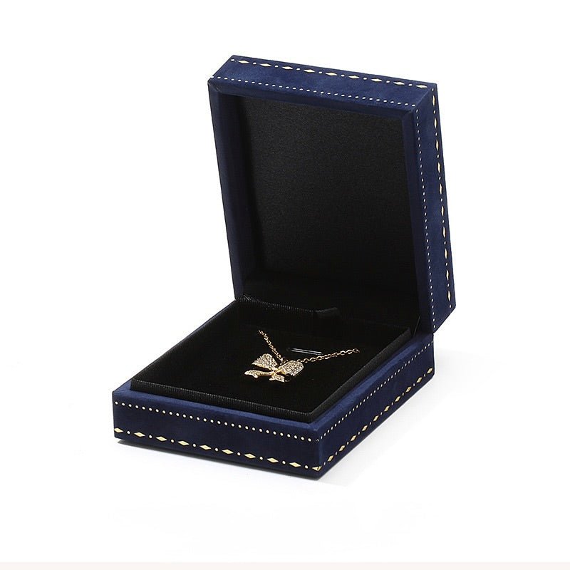 Midnight Blue Reverie Necklace/Earrings Box - Abbott Atelier - Abbott Atelier