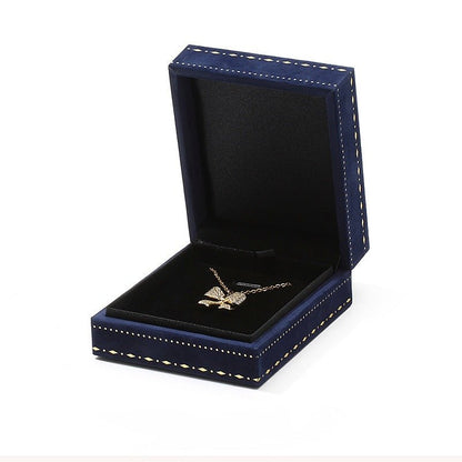 Midnight Blue Reverie Necklace/Earrings Box - Abbott Atelier - Abbott Atelier