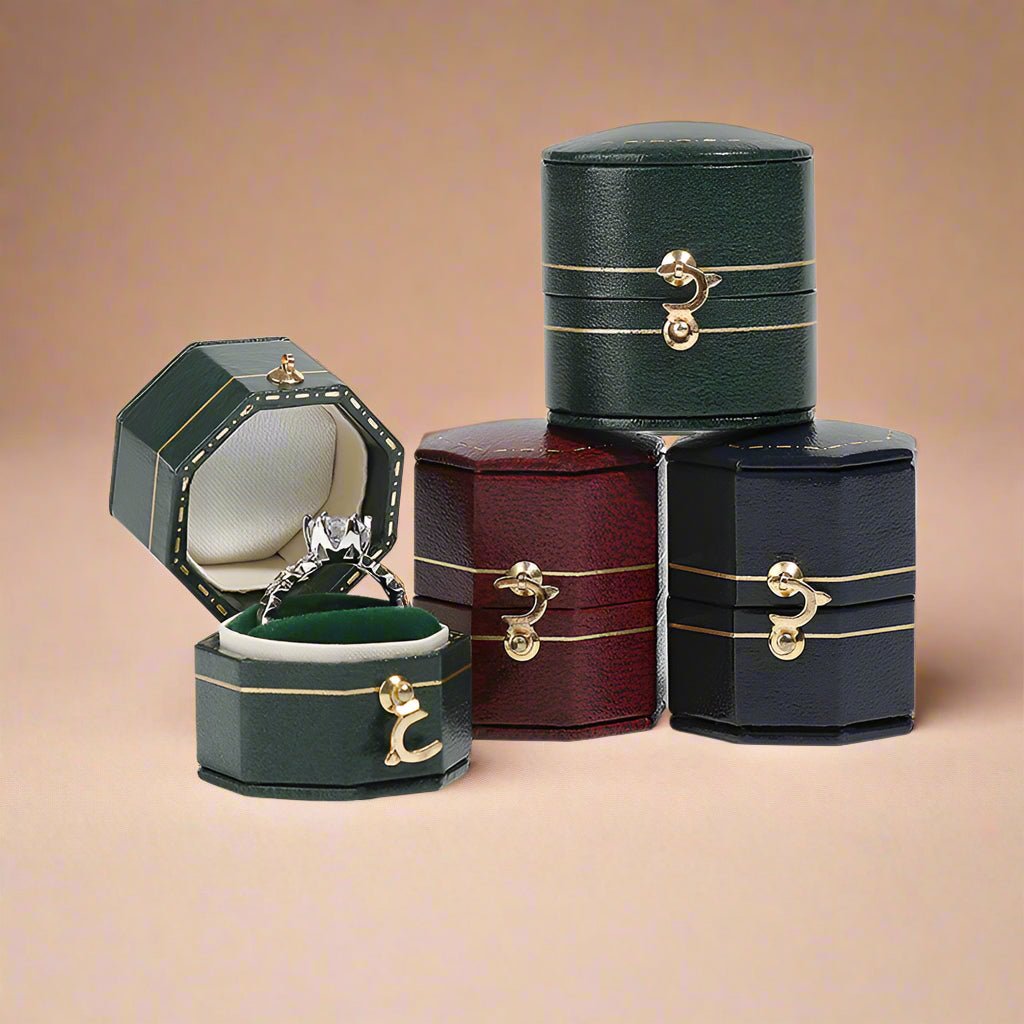 Mini Vintage Ring Box - 4 Colors - Abbott Atelier - Abbott Atelier