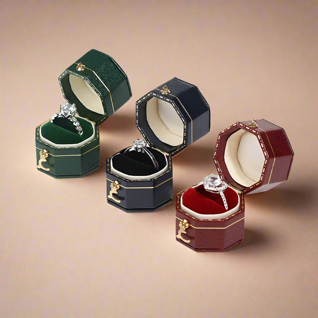 Mini Vintage Ring Box - 4 Colors - Abbott Atelier - Abbott Atelier
