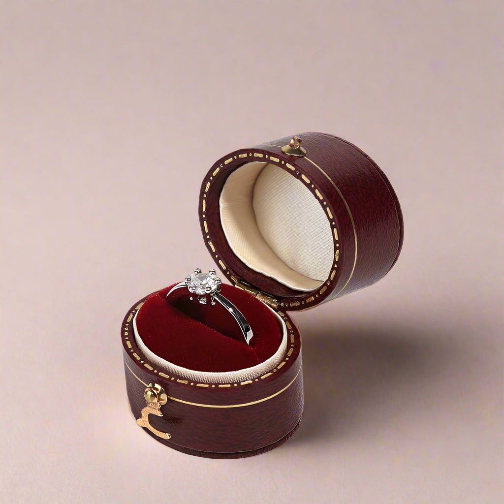 Mini Vintage Ring Box - 4 Colors - Abbott Atelier - Abbott Atelier