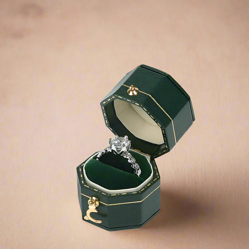 Mini Vintage Ring Box - 4 Colors - Abbott Atelier - Abbott Atelier