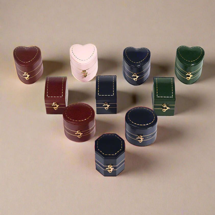 Mini Vintage Ring Box - 4 Colors - Abbott Atelier - Abbott Atelier
