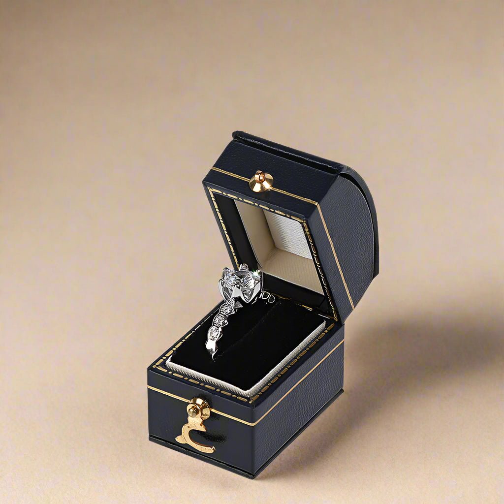 Mini Vintage Ring Box - 4 Colors - Abbott Atelier - Abbott Atelier