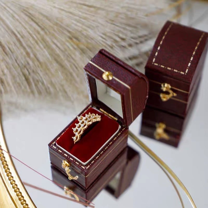 Mini Vintage Ring Box - 4 Styles - Abbott Atelier - Abbott Atelier