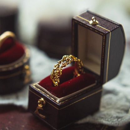 Mini Vintage Ring Box - 4 Styles - Abbott Atelier - Abbott Atelier