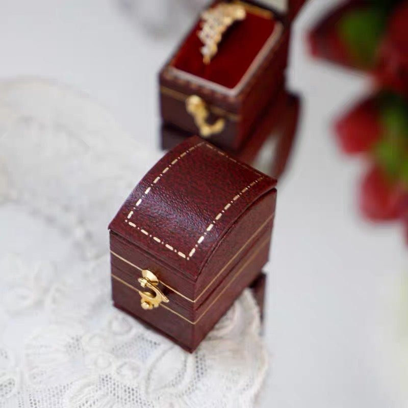 Mini Vintage Ring Box - 4 Styles - Abbott Atelier - Abbott Atelier