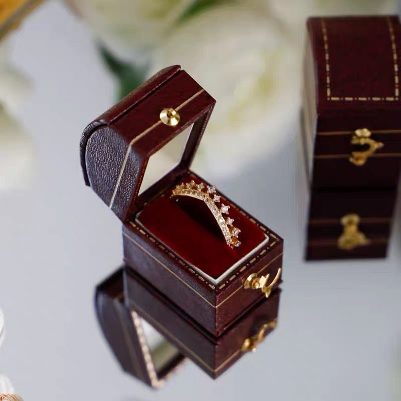 Mini Vintage Ring Box - 4 Styles - Abbott Atelier - Abbott Atelier