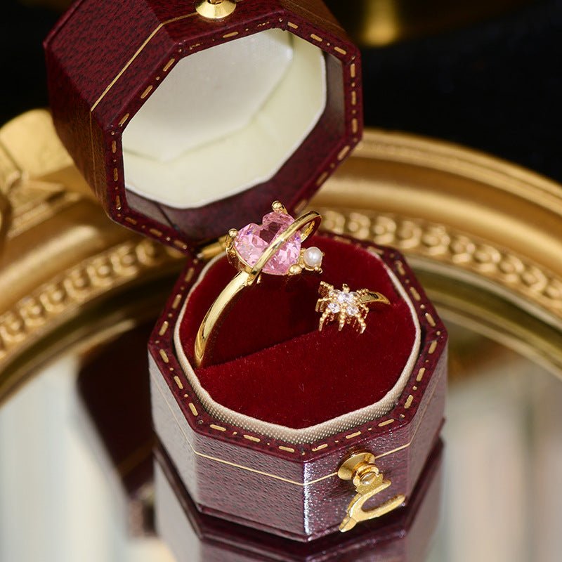 Mini Vintage Ring Box - 4 Styles - Abbott Atelier - Abbott Atelier
