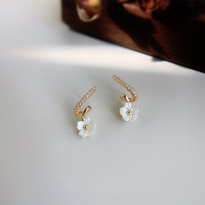 Miyu Cherry Blossom Earrings - Gold-Plated - Abbott Atelier