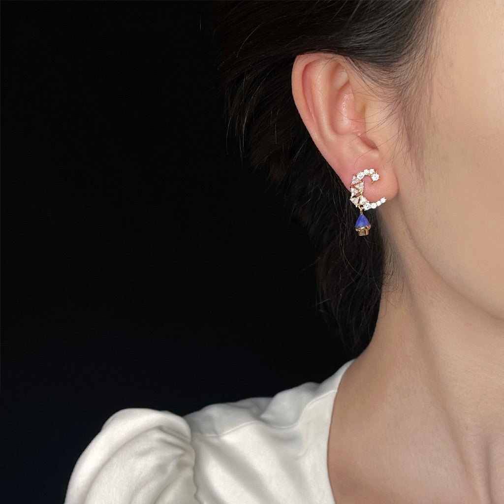 Moon Castle Earrings - Hypoallergenic - Abbott Atelier