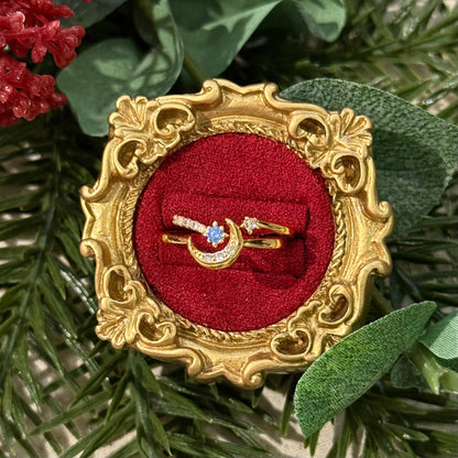 Moon Star Sonata Ring Set - Gold - Plated - Abbott Atelier