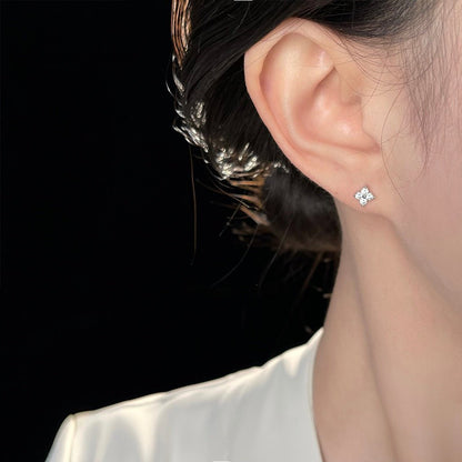 Moonlit Blossom Stud Earrings - Hypoallergenic - Abbott Atelier