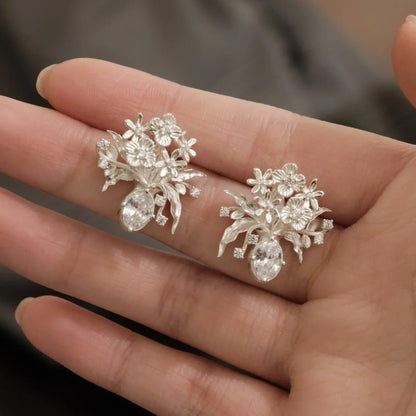 Moonlit Bouquet Earrings - Hypoallergenic - Abbott Atelier