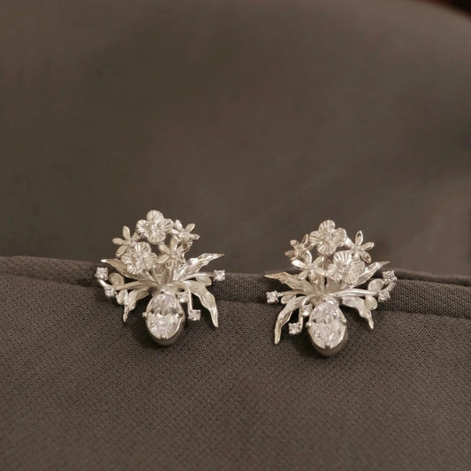 Moonlit Bouquet Earrings - Hypoallergenic - Abbott Atelier