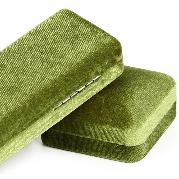 Moss Green Necklace/Earrings Box - Abbott Atelier - Abbott Atelier