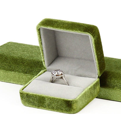 Moss Green Ring/Studs Box - Abbott Atelier - Abbott Atelier