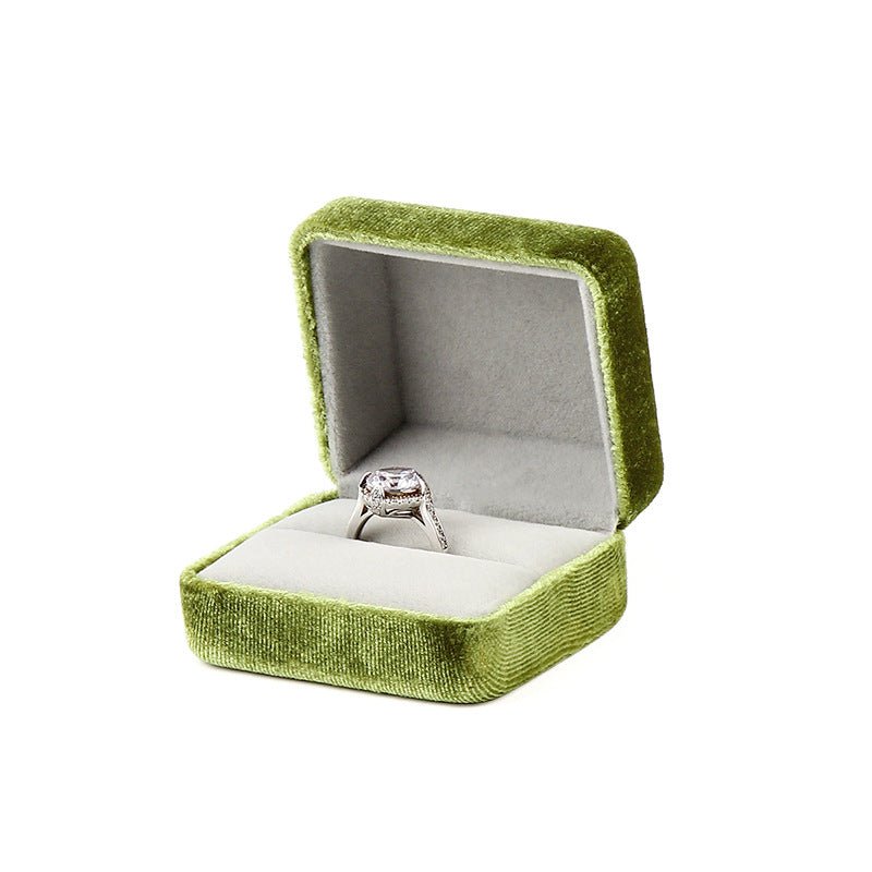 Moss Green Ring/Studs Box - Abbott Atelier - Abbott Atelier