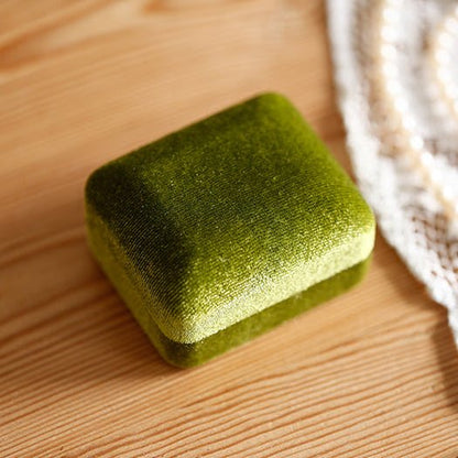 Moss Green Ring/Studs Box - Abbott Atelier - Abbott Atelier