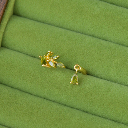 Ninfa Dewdrop Ring - Gold - Plated - Abbott Atelier