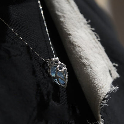 Ocean Heart Necklace - Gold - Plated - Abbott Atelier