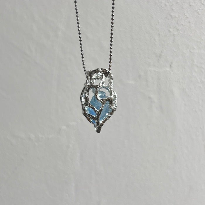 Ocean Heart Necklace - Gold - Plated - Abbott Atelier